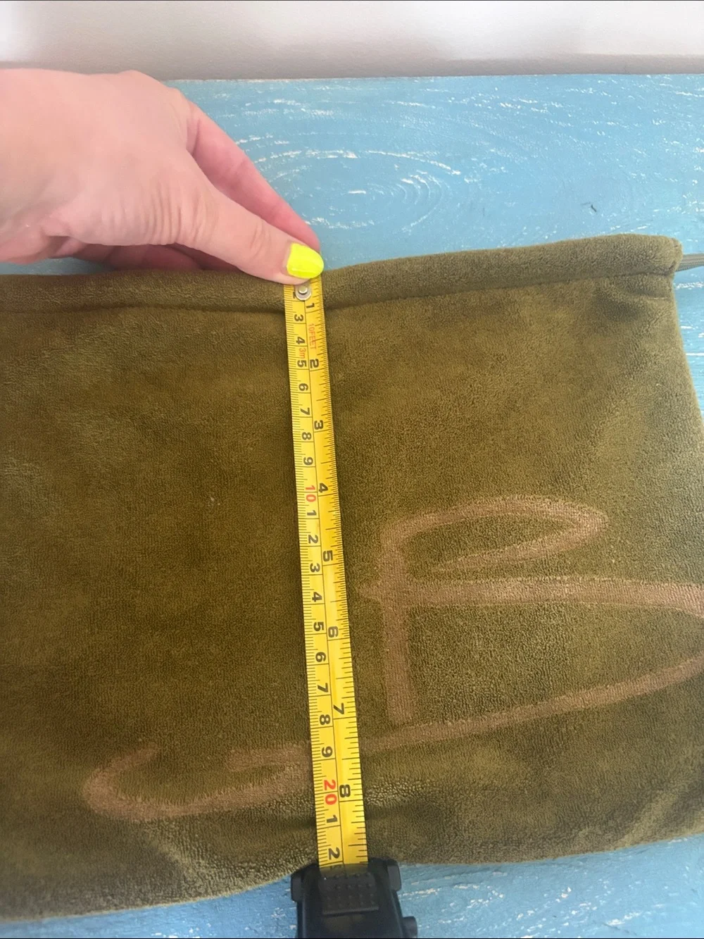 Brand new JENNY BIRD Limited edition moss the drawstring pouch